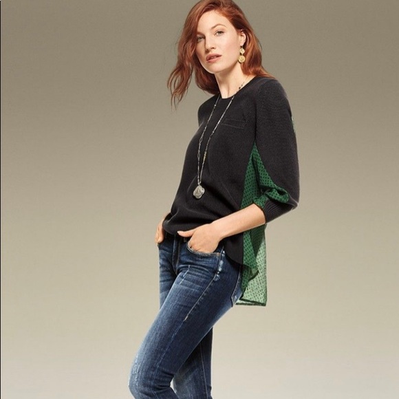 CAbi Get Together Sweater Style 3520 Medium Sheer - Picture 3 of 6